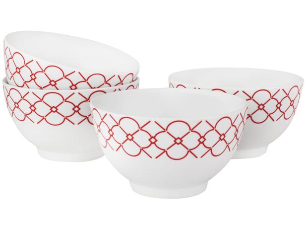 Conjunto de Bowls de Porcelana 4 Peças – Schmidt Mosaico – Magazine na Magazine Luiza