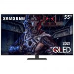 Smart TV 4K Samsung QLED 55″ com Modo Game, Alexa Built in e Wi-Fi – 55Q80AA na Fastshop