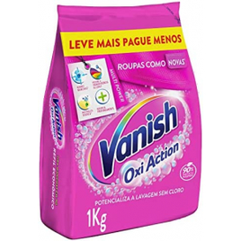 Tira Manchas em Pó Vanish Oxi Action Pink - 1kg na Amazon