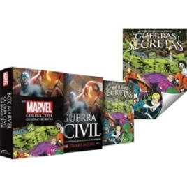 Livro Box - Marvel: Guerra Civil e Guerras Secretas (Edição Slim) + Pôster na Amazon