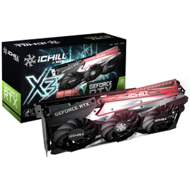 Placa de Vídeo INNO3D NVIDIA GeForce RTX 3060 TI iCHILL X3 RED LHR 8GB GDDR6X DLSS Ray Tracing - C306T3-08D6X-1671VA39H na Terabyte Shop
