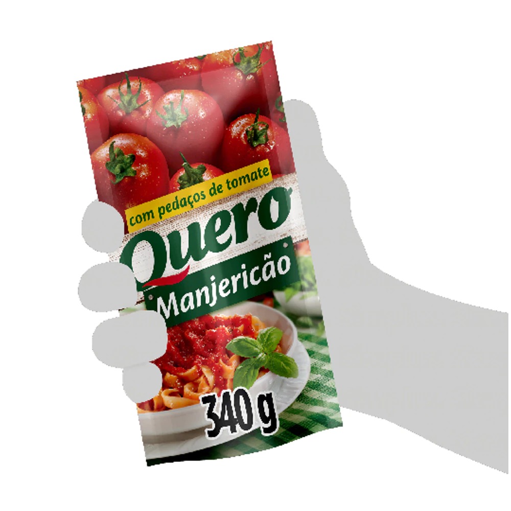 Molho de Tomate Quero Manjericão 340g na Casas Bahia