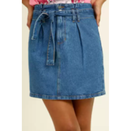 Saia Feminina Jeans Clochard Marisa na Marisa