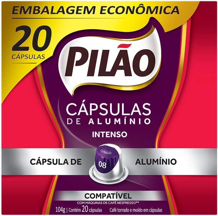 Pilão Cápsulas de Café Intenso – 20 Cápsulas na Amazon