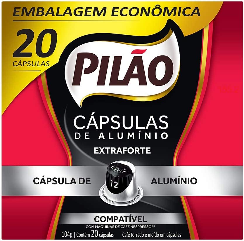 Pilão Cápsulas de Café Extraforte – 20 Cápsulas na Amazon