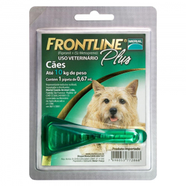 Antipulgas E Carrapatos Frontline Plus Para Cachorro De 1 A 10 KG na Shopee