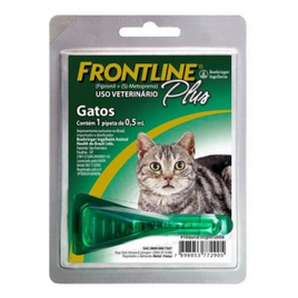 Antipulgas E Carrapatos Frontline Plus Para Gatos Adultos e Filhotes na Shopee