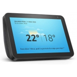 Smart Speaker Echo Show 8 Amazon Tela 8" e Alexa em Português na Amazon