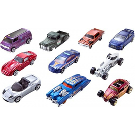 10 Unidades de Carros Sortidos Mattel Multicor - Hot Wheels na Amazon