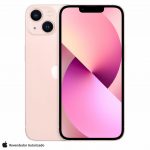 iPhone 13 Apple (128GB) Rosa, Tela de 6,1″, 5G e Câmera Dupla de 12 MP na Fastshop