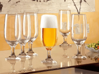 Conjunto de Taças de Vidro para Cerveja 6 Peças – 300ml Nadir Floripa na Magazine Luiza