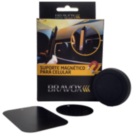 Suporte Magnético para Celular/Gps Personalizado Bravox na Shopee