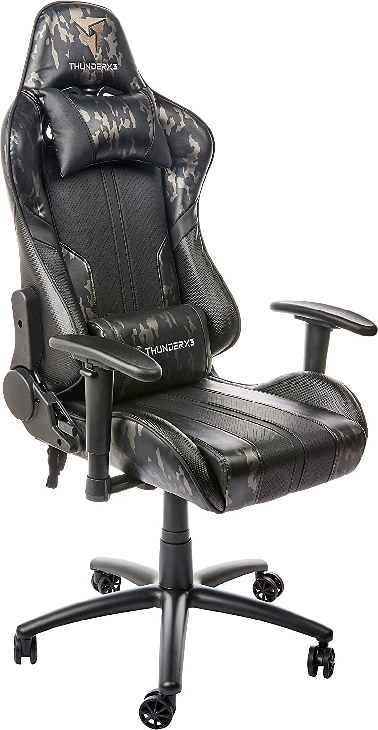 [PRIME] Cadeira Gamer Bc3 Camo/Cz Hawk, Thunderx3, Preto na Amazon