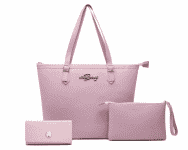 Kit Bolsa Feminina Tipo Sacola + Necessaire + Carteira Willibags na Amazon