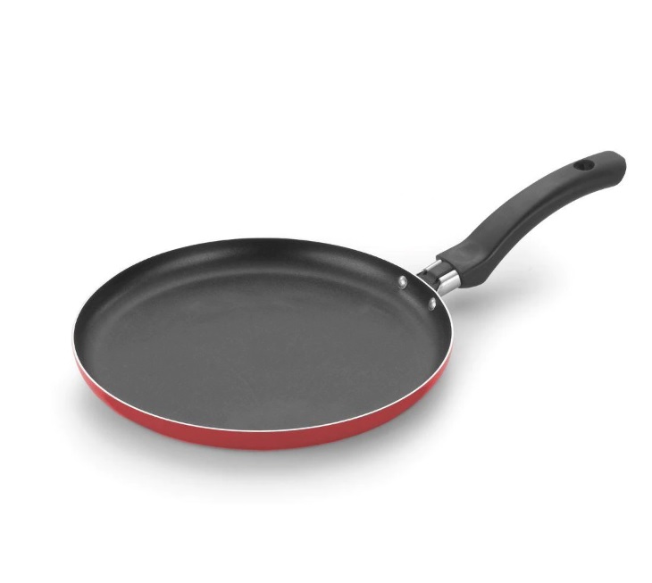 Frigideira Panquequeira Antiaderente 22 cm Vermelho na Casas Bahia