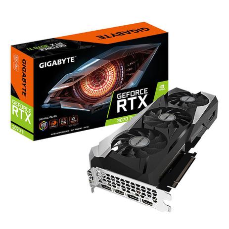 Placa de Vídeo Gigabyte NVIDIA GeForce RTX 3070 Ti Gaming OC LHR, RGB, 8G, GDDR6X, DLSS, Ray Tracing – GV-N307TGAMING OC-8GD – Magazine na Magazine Luiza
