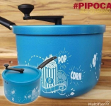 Pipoqueira Multiflon Azul Antiaderente – de Alumínio 3,8L 20cm Versátil 78520 na Magazine Luiza