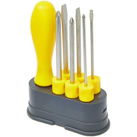 Jogo de Chaves de Fenda com Pontas Intercambiáveis Conjunto de 6 Peças Tramontina na Amazon