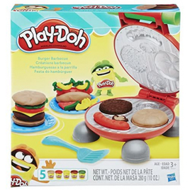 Brinquedo Conjunto de Massinha Play-Doh Festa do Hambúrguer 5 Potes B5521 - Hasbro na Amazon