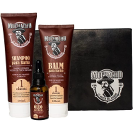 Kit Shampoo para Barba + Balm para Barba + Oleo para Barba - Muchacho Classic na Amazon