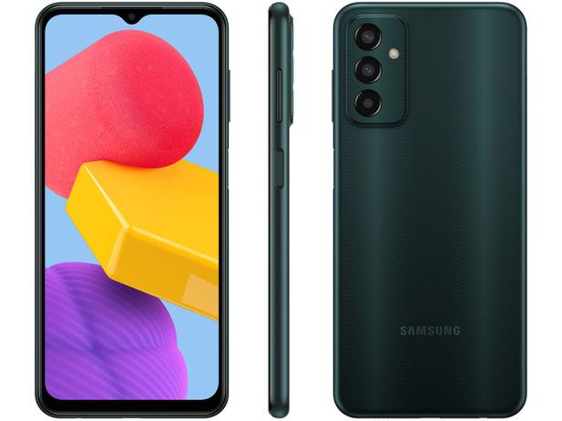 Smartphone Samsung Galaxy M13 128GB Verde 4G – Octa-Core 4GB RAM 6,6” Câm. Tripla + Selfie 8MP – Magazine na Magazine Luiza