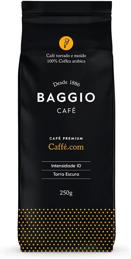 Café Torrado e Moído Premium Caffè.com Baggio Café 250g na Amazon