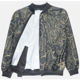 Jaqueta Bomber Vista Rock Mystic Preto na Kanui
