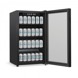Refrigerador Cervejeira Midea Frost Free Porta de Vidro Triplo 96L - BCA10P na Casas Bahia