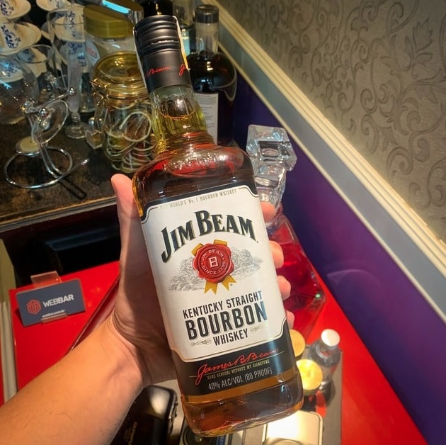 Whisky Jim Beam White, Bourbon, 1L na Amazon