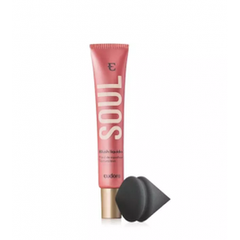 Kit Blush Líquido Soul Rosa Coradinho + Esponja Facial - Eudora na Eudora