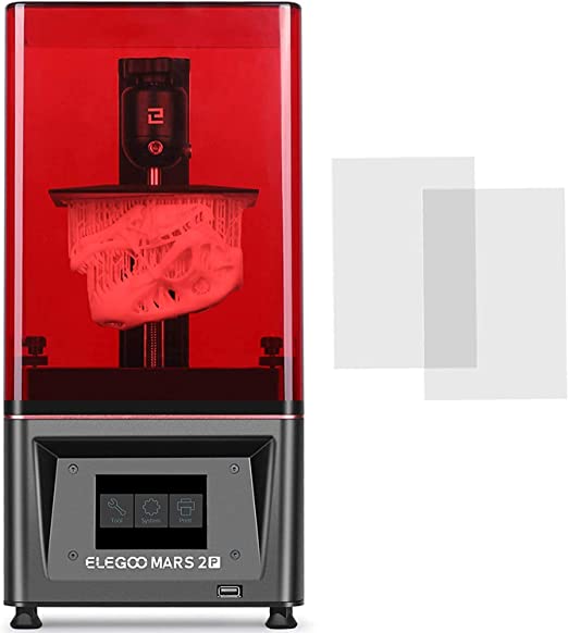 ELEGOO Mars 2 Pro Impressora 3D de Resina Mono MSLA 3D Impressora UV Fotocurante LCD de Resina 3D com LCD Monocromático 2K de 6,08 Polegadas, Tamanho na Amazon