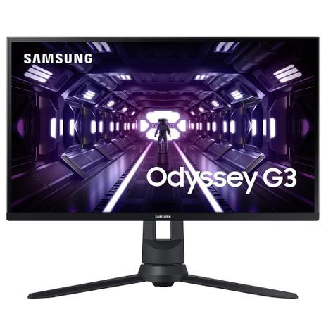 Monitor Gamer Samsung Odyssey G3, 24 Full HD, 144Hz, 1ms, FreeSync Premium, HDMI/Displayport, Ajuste de altura, Preto – LF24G35TFWLXZD – Magazine na Magazine Luiza