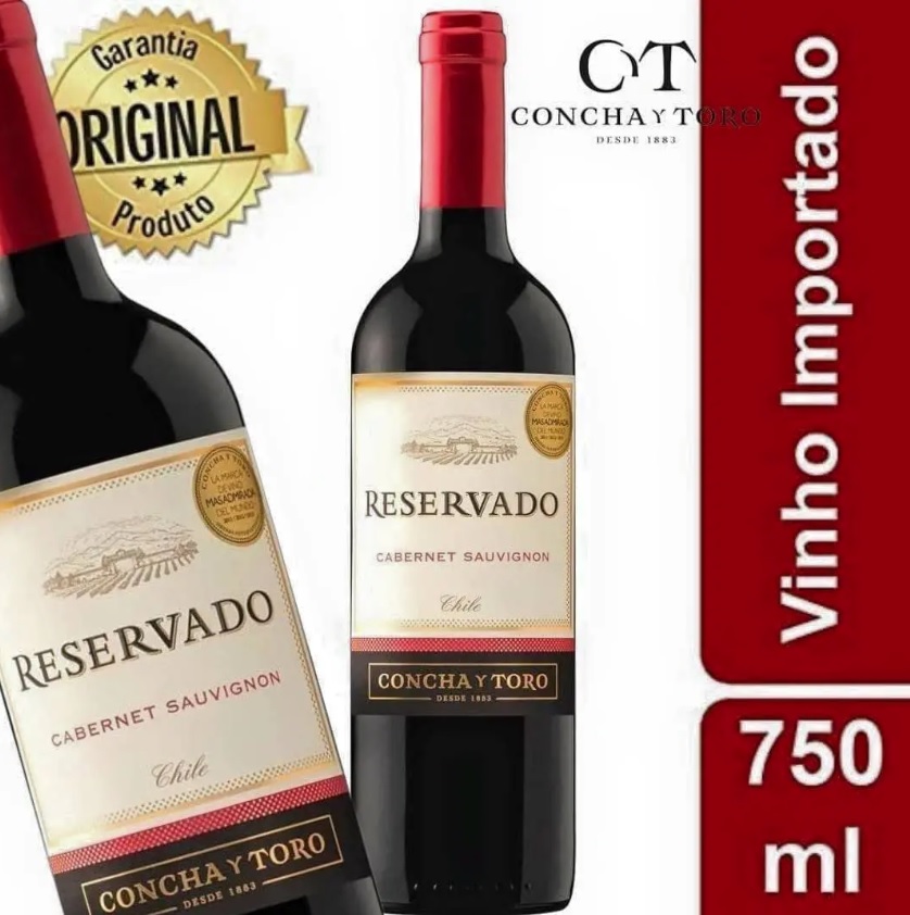 Vinho Chileno Reservado Cabernet Sauvignon 750ml na Amazon