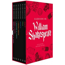 Box de Livros Clássicos de William Shakespeare com 7 Marcadores de Páginas na Amazon