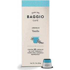 Cápsulas de Café Aroma Vanilla Baggio Café compatível com Nespresso - 10 Unidades na Amazon