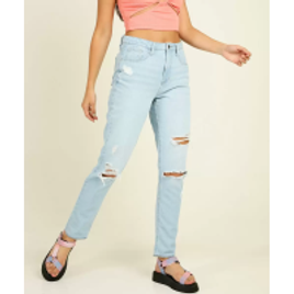 Calça Mom Jeans Destroyed Marisa - Feminina na Marisa