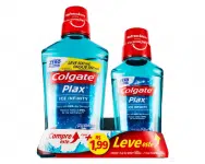 Enxaguante Bucal Colgate Plax Ice Infinity 500ml + 250ml na Amazon