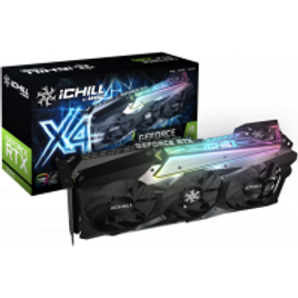 Placa de Vídeo INNO3D NVIDIA GeForce ICHILL X4 RTX 3080 LHR 10GB GDDR6X DLSS Ray Tracing C30804-106XX-1810VA36H na Terabyte Shop