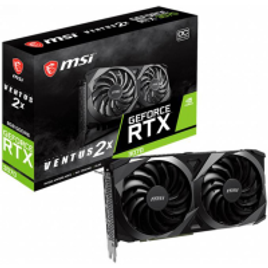 Placa de Vídeo MSI NVIDIA GeForce RTX 3070 VENTUS 2X OC LHR 8GB GDDR6 DLSS Ray Tracing 912-V390-280 na Terabyte Shop
