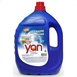 Lava Roupas Liquido Soft Yan Para Todos os Tipos de Roupas 5L na Amazon