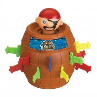 Jogo Mini Barril Do Pirata Pula Pirata Game - Brinquedo Educativo E Muita Diversão - Crianças E Família na Amazon