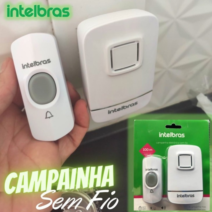 Campainha Sem Fio, Intelbras, CIB100 na Amazon