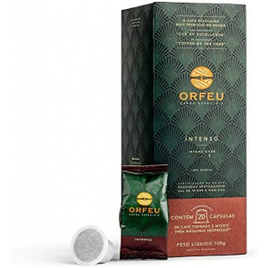10 Caixas Cápsulas de Café Orfeu Intenso Compatível com Nespresso - 200 Unidades na Amazon