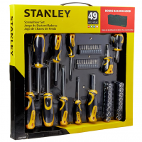 STANLEY Jogo De Chaves De Fenda Phillips E Soquetes Com Bolsa (49 Peças) STHT70887M na Amazon