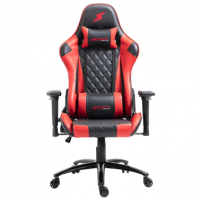 Cadeira Gamer SuperFrame Knight, Reclinável, Suporta Até 180KG, Preto E Vermelho na Terabyte Shop