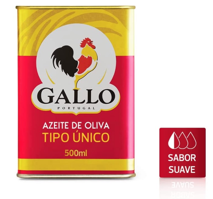 Azeite de Oliva Gallo Tipo Único Lata – 500Ml na Amazon