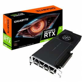 Placa de Vídeo Gigabyte NVIDIA GeForce RTX 3090 Turbo 24G 24GB GDDR6X DLSS Ray Tracing - GV-N3090TURBO-24GD na KaBuM!
