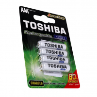 Pilha Recarregável AAA 1,2V 950mAh TNH3GAE TOSHIBA (Cartela Com 4 Unid.) na Amazon
