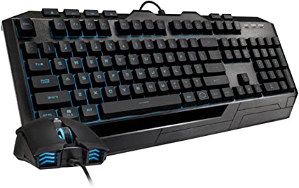 Kit Teclado e Mouse Gamer Cooler Master Devastator 3 Plus Led 7 Cores, Teclado Switches Mem-chanical Lineares Layout BR-ABNT2, Mouse 4 níveis de DPI ( na Amazon