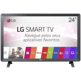 Smart TV Monitor LED 23.6´ LG 2 HDMI 1 USB Wi-Fi - 24TL520S na Webfones